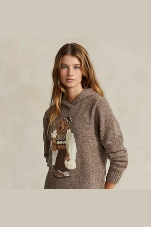Ralph Lauren Sudadera con capucha de punto de lana