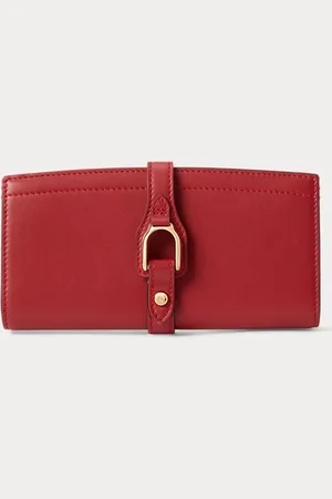 Ralph Lauren Cartera Welington larga y fina de piel