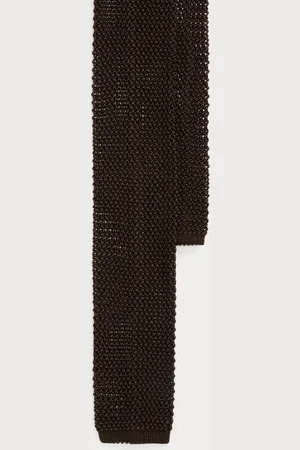 Ralph Lauren Corbata de punto de seda