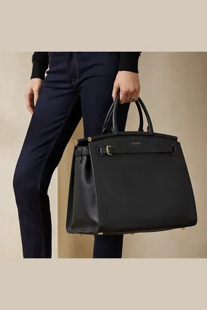 Ralph Lauren Bolso RL50 grande de piel de becerro