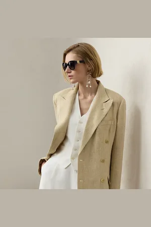 Ralph Lauren Chaqueta Vannesa de tweed con lino