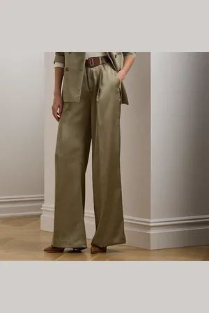 Ralph Lauren Pantalón de charmeuse de raso