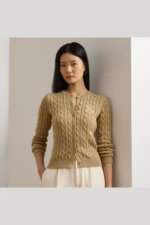 Ralph Lauren Cárdigan de algodón en punto de ochos