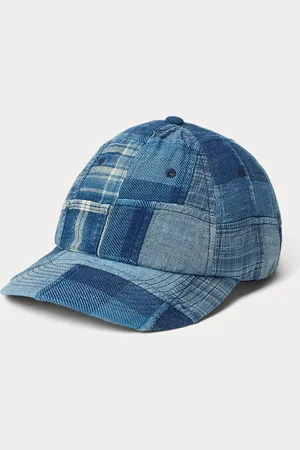 Ralph Lauren Gorra índigo con patchwork