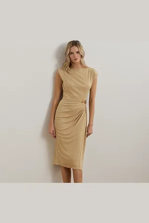 Ralph Lauren Vestido de punto con hebilla