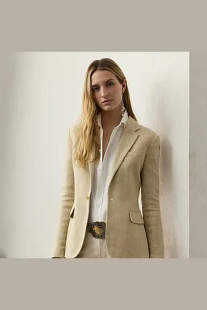 Ralph Lauren Chaqueta Safia de tweed de lino