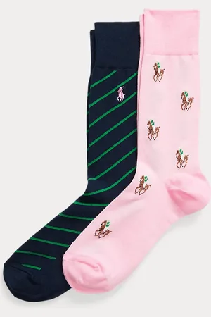 Ralph Lauren 2 pares de calcetines estampados