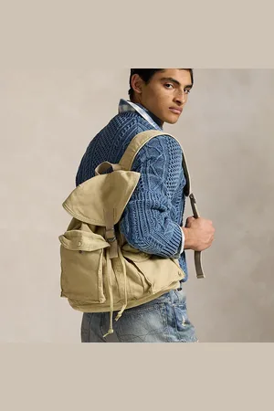 Ralph Lauren Mochila de loneta con solapa