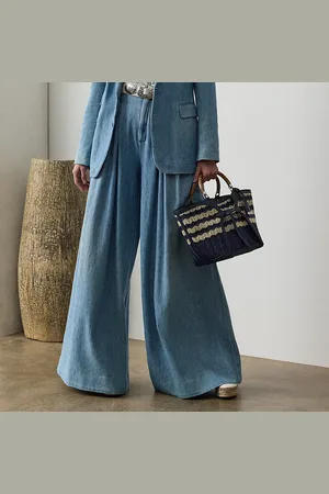 Ralph Lauren Pantalón Tiana de denim de algodón