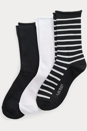 Ralph Lauren 3 pares de calcetines de rayas