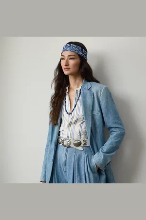 Ralph Lauren Chaqueta Russel vaquera de algodón