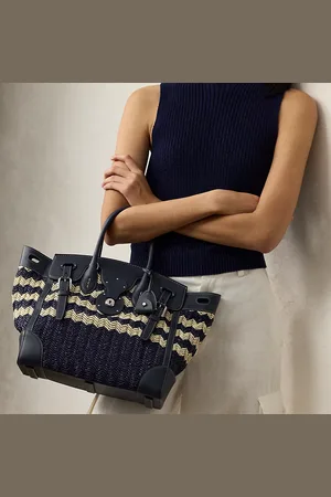 Ralph Lauren Bolso Soft Ricky 33 de rafia