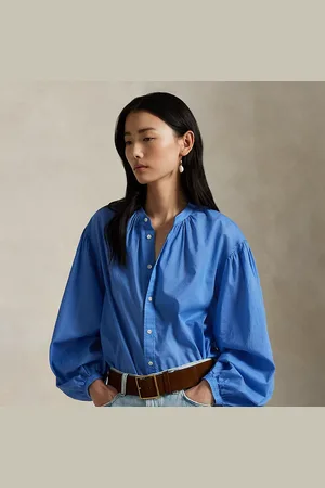 Ralph Lauren Camisa de gasa de algodón