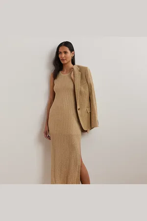 Ralph Lauren Vestido de punto pointelle sin mangas