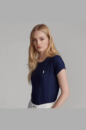 Ralph Lauren Camiseta de cuello redondo de algodón