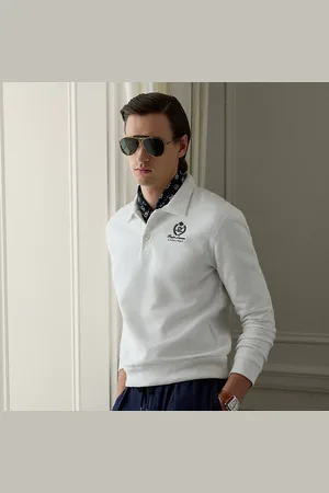 Ralph Lauren Polo de felpa con escudo bordado