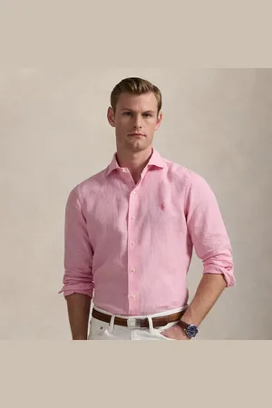 Ralph Lauren Camisa de lino Custom Fit