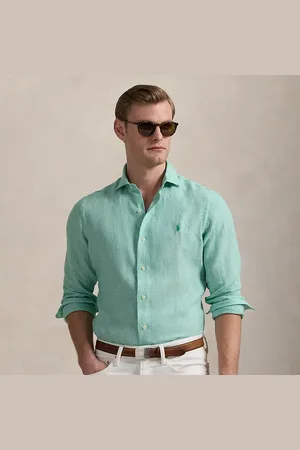 Ralph Lauren Camisa de lino Custom Fit