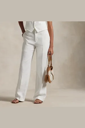 Ralph Lauren Pantalón recto de lino Relaxed Fit