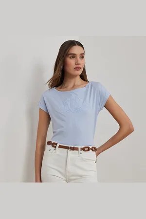 Ralph Lauren Camiseta de punto jersey de algodón