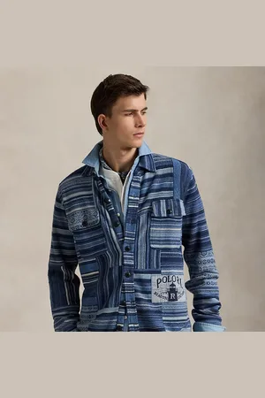 Ralph Lauren Cárdigan de lino y algodón con patchwork