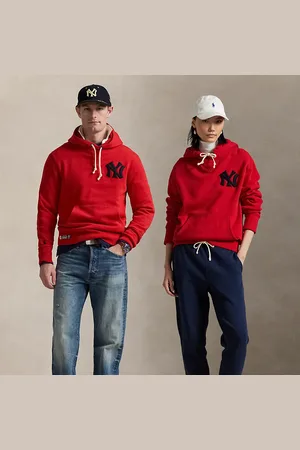 Ralph Lauren Sudadera Polo de felpa de los Yankees
