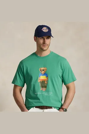 Ralph Lauren Tallas Grandes - Camiseta de punto jersey con Polo Bear