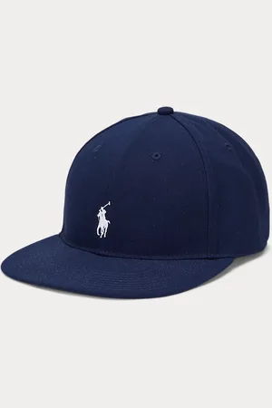Ralph Lauren Gorra de sarga con corona alta