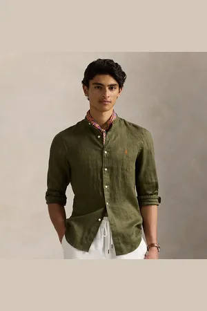 Ralph Lauren Camisa de lino Slim Fit