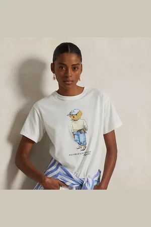 Ralph Lauren Camiseta de punto jersey con Polo Bear