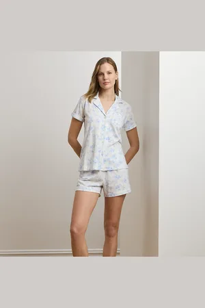 Ralph Lauren Pijama corto de punto con flores