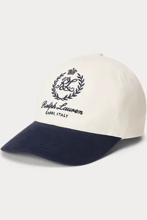 Ralph Lauren Gorra de sarga con escudo bordado
