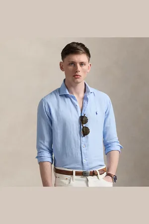 Ralph Lauren Camisa de lino Custom Fit
