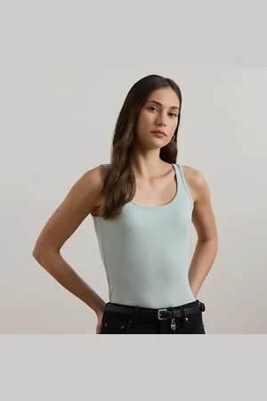 Ralph Lauren Tallas Pequeña - Camiseta de tirantes de algodón elástico