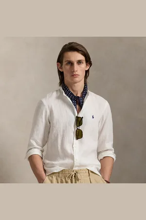 Ralph Lauren Camisa de lino Slim Fit