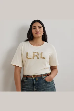 Ralph Lauren Tallas Grandes - Camiseta de punto jersey con logotipo