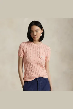 Ralph Lauren Jersey de manga corta en punto de ochos