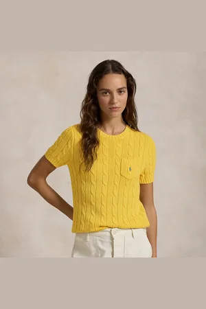 Ralph Lauren Jersey de manga corta en punto de ochos