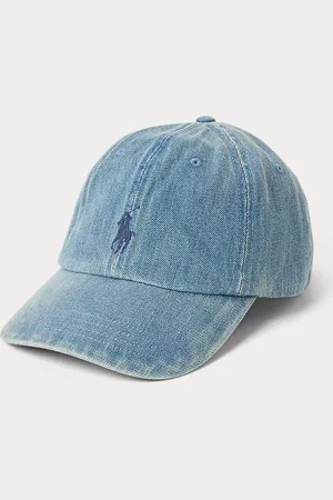 Ralph Lauren Gorra de tela vaquera índigo
