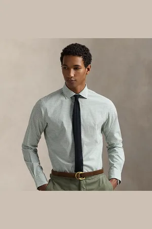 Ralph Lauren Camisa de popelina con cuadros Glen