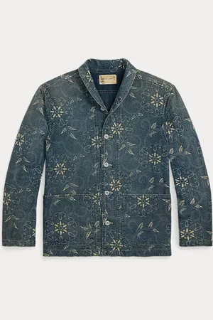 Ralph Lauren Sobrecamisa con estampado índigo