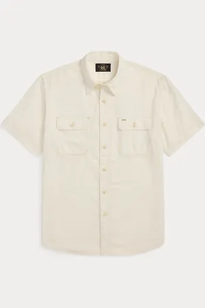 Ralph Lauren Camisa de trabajo tejida con orillo