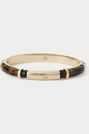 Ralph Lauren Pulsera bañada en oro de carey