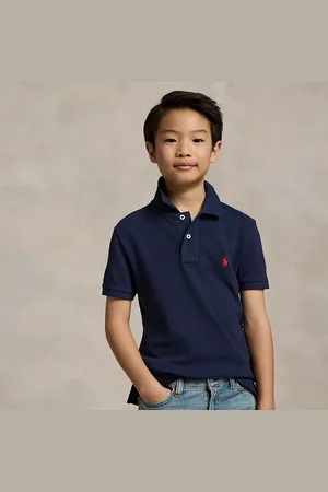 Ralph Lauren Polo de piqué de algodón Slim Fit