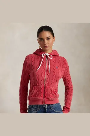 Ralph Lauren Sudadera con capucha en punto de ochos