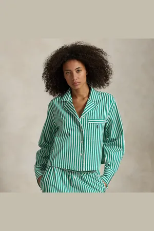 Ralph Lauren Pijama de popelina con bóxer