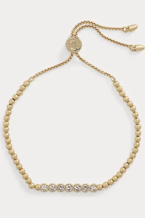 Ralph Lauren Pulsera con cuentas bañadas en oro