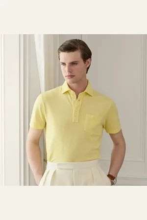 Ralph Lauren Polo de piqué lavado Custom Slim Fit