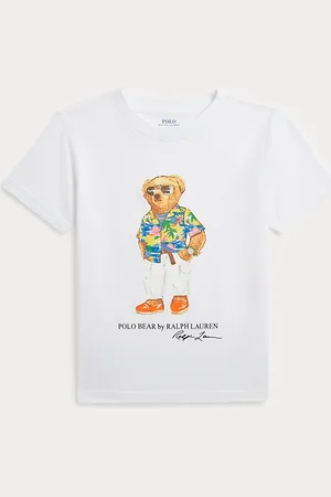 Ralph Lauren Camiseta en punto de algodón Polo Bear