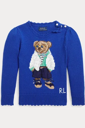 Ralph Lauren Jersey de algodón y cachemira Polo Bear